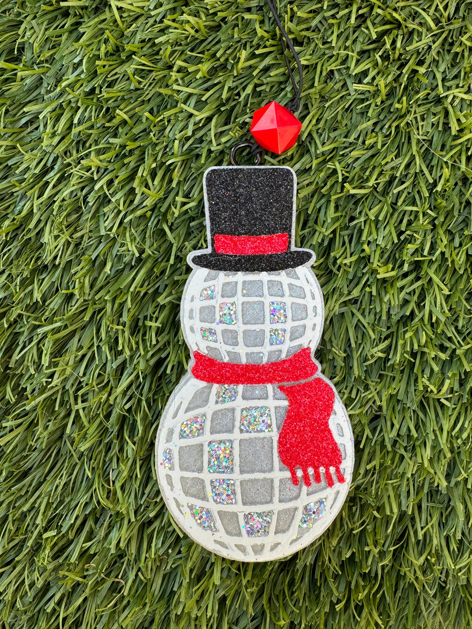 Disco Ball Snowman