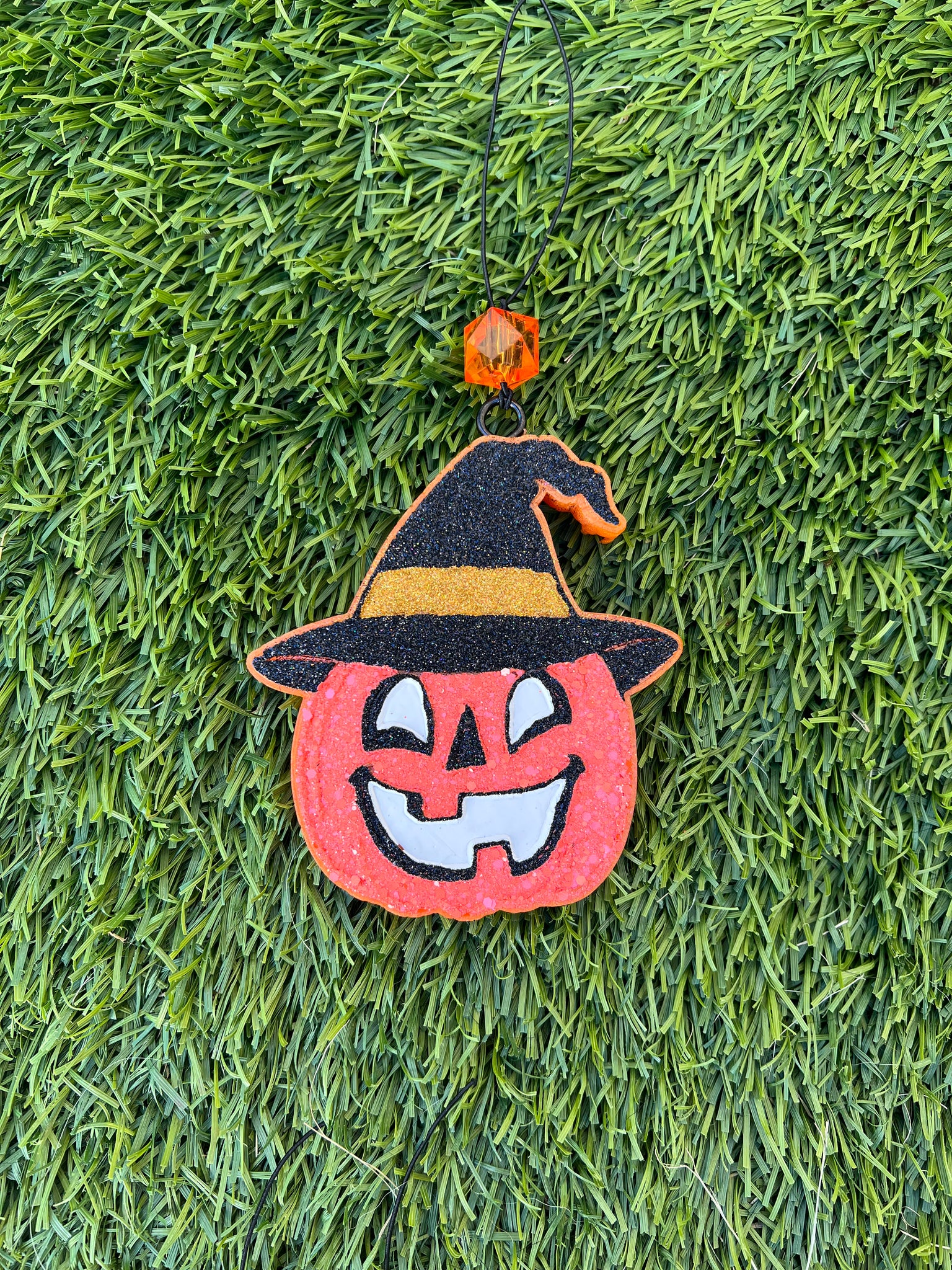 Jack O Lantern w/ Hat Freshie