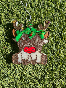 Highland Cow Reindeer