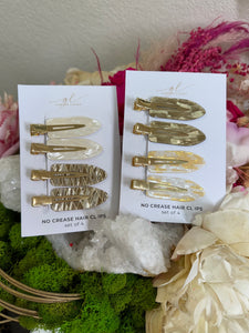 Goldie Locks Set of 4 - No Crease Hair Clips