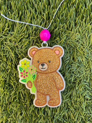 Bear with Flower Bouquet
