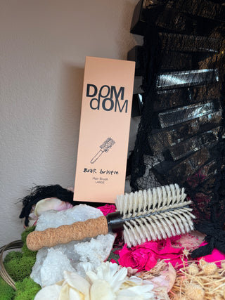 DOM DOM Large Round Boar / Nylon Bristle Brush