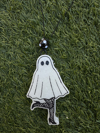 Ghost w/ Fishnet Legs