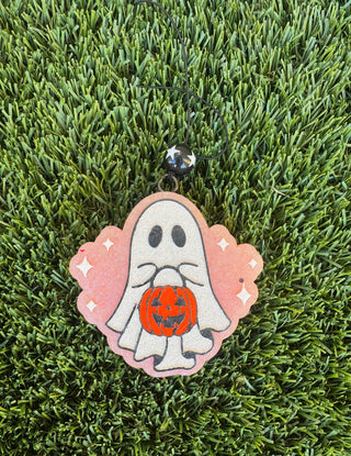 Ghost w/ Jack o Lantern Bucket