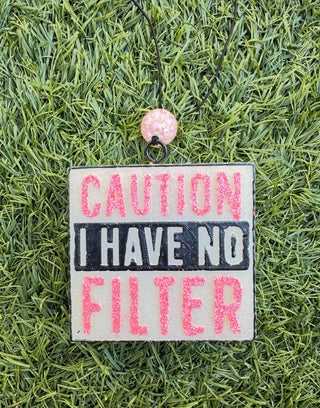 Caution I Have No Filter