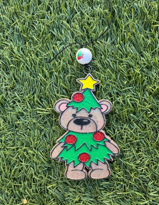 Teddy Bear Christmas Tree Freshie