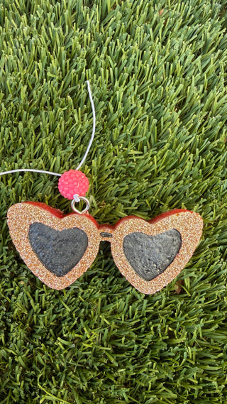 Heart Sunglasses Freshie