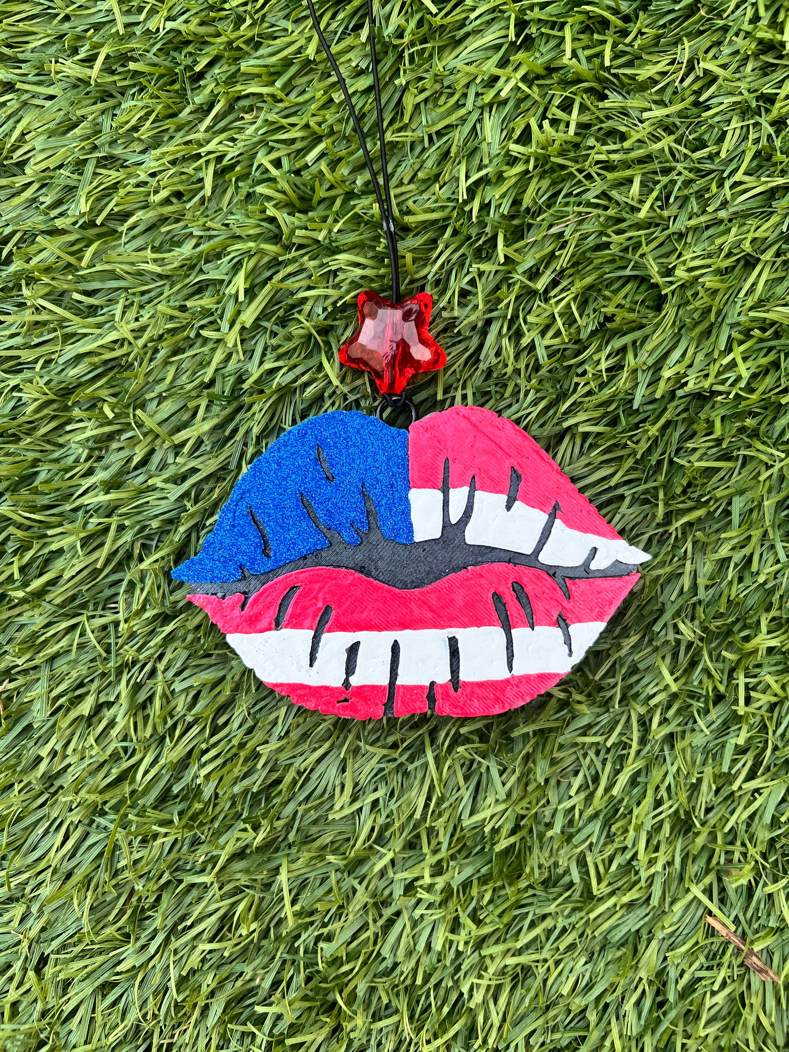 Patriotic lips Freshie