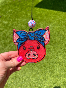 Patriotic Pig Freshie